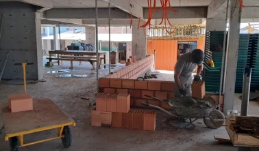  executando alvenaria térreo